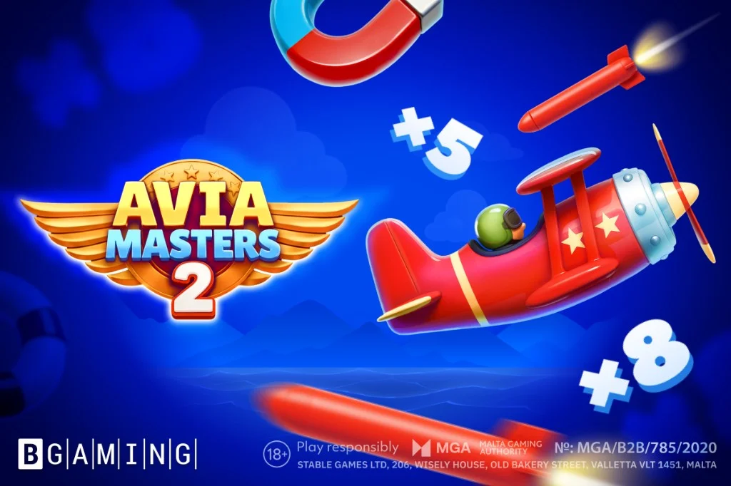 Aviamasters 2 demo gameplay with flight multiplier, boosters and cashout controls